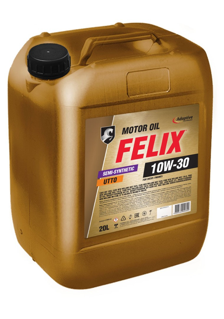 Изображение Масло тракторное  FELIX 10W-30 UTTO 20л №2