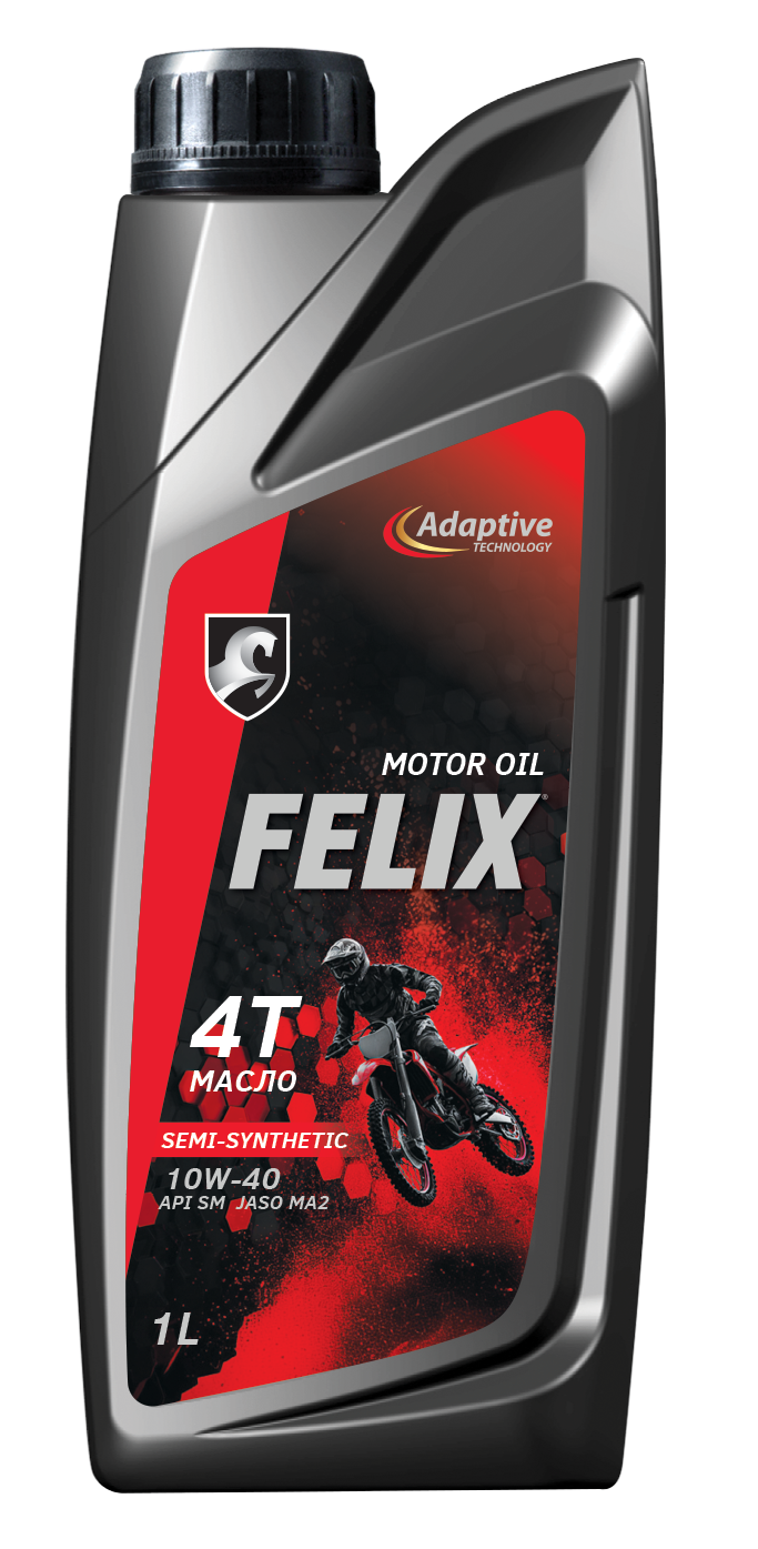 Изображение Моторное масло FELIX 4T для четырехтактных бензиновых двигателей №1