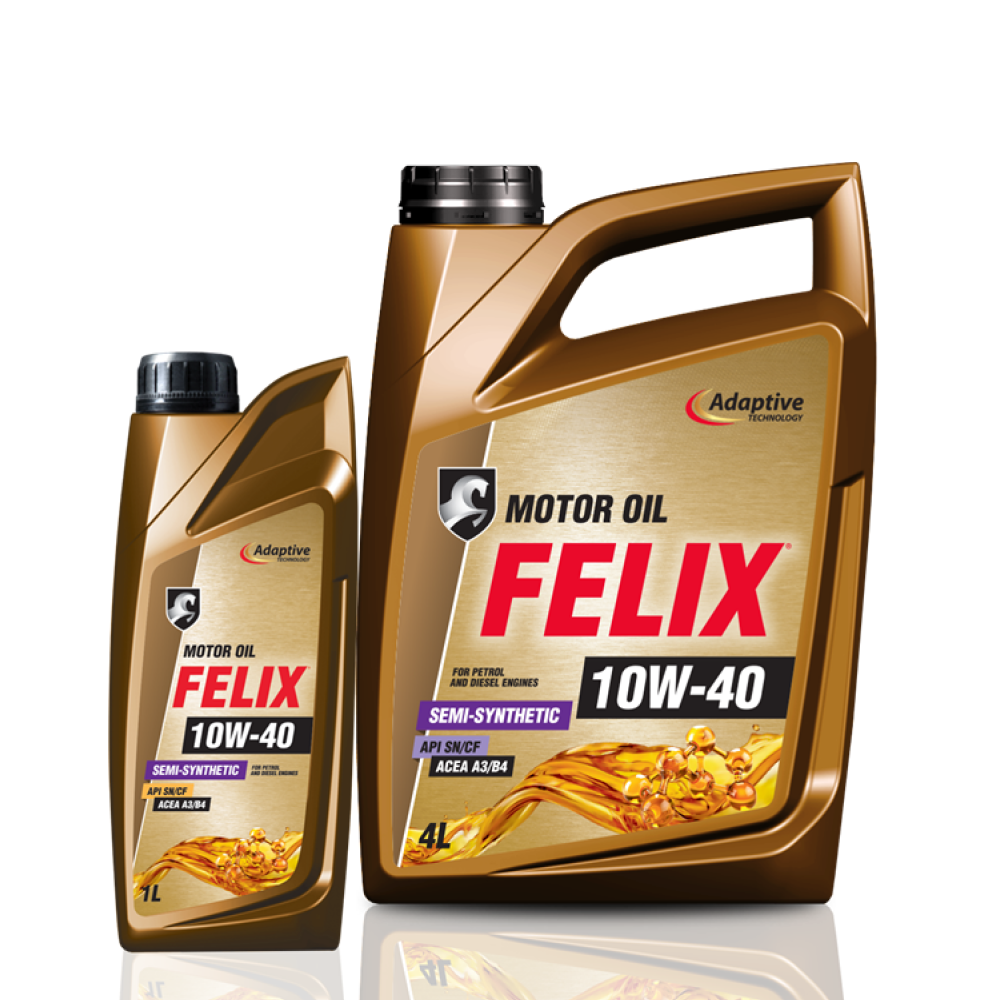 Изображение Моторное масло FELIX 10W-40 ACEA A3/B4, API SN/CF