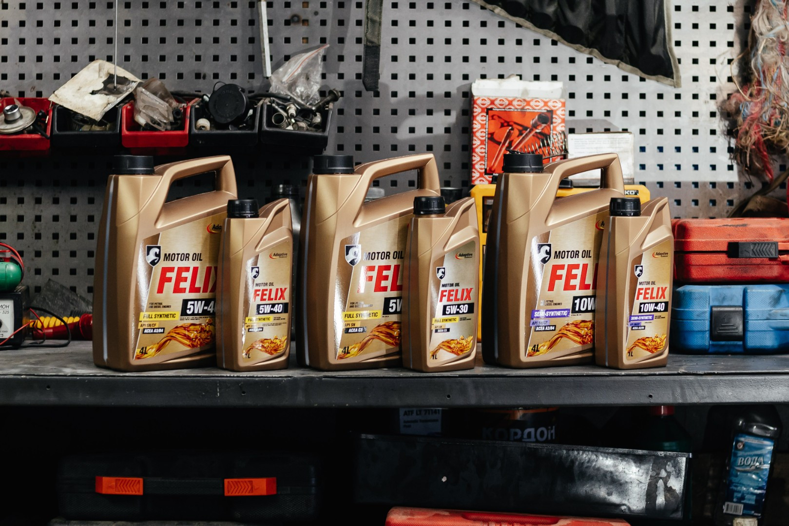 Изображение Моторное масло FELIX 5W-30 ACEA A5/B5, API SL/CF №1