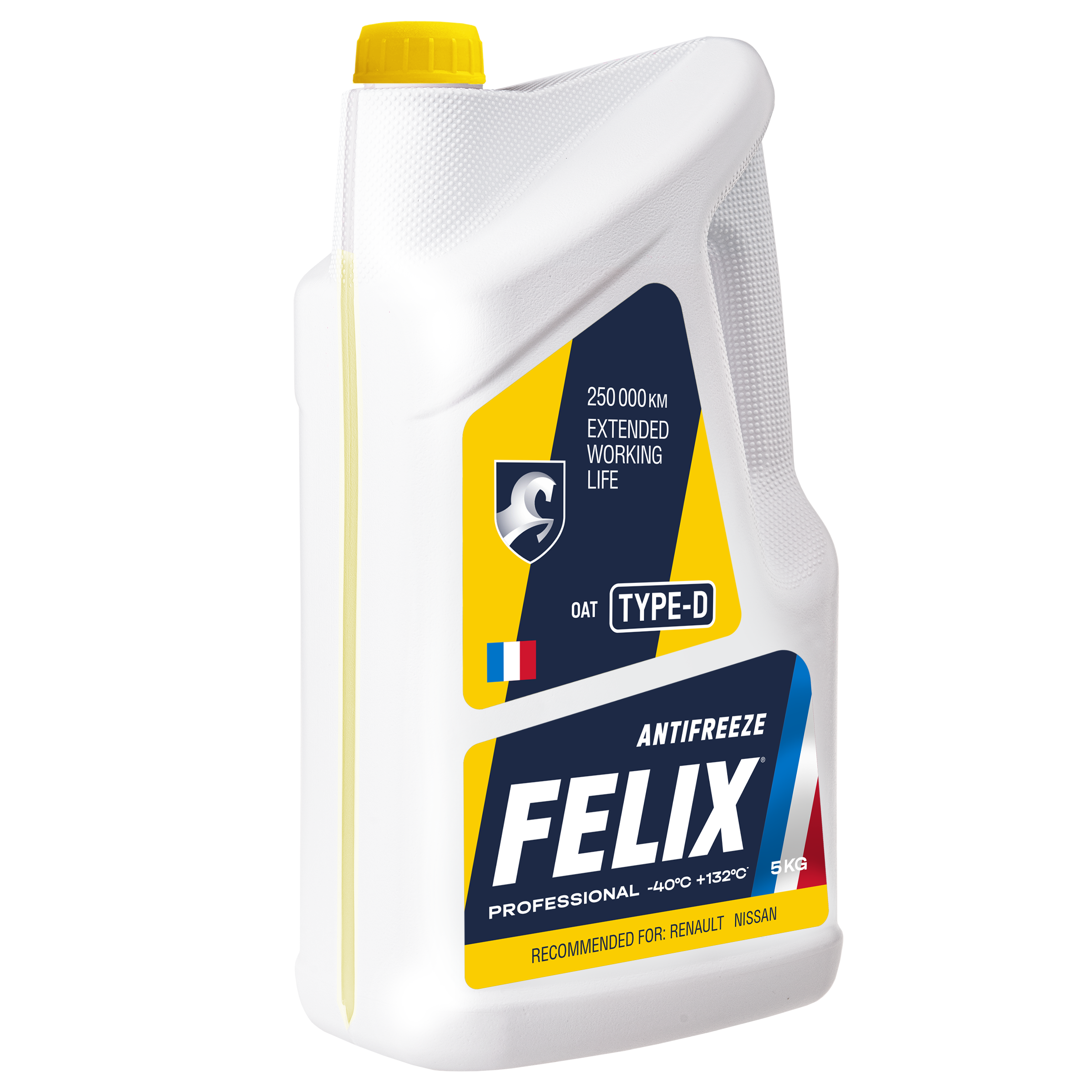 Изображение Антифриз FELIX TYPE-D G12+, желтый №1