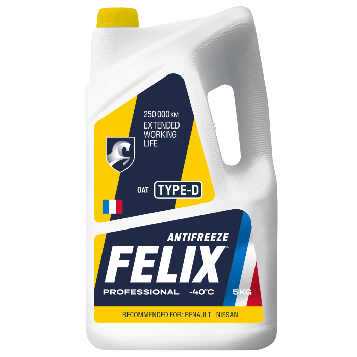 Изображение Антифриз FELIX TYPE-D G12+, желтый