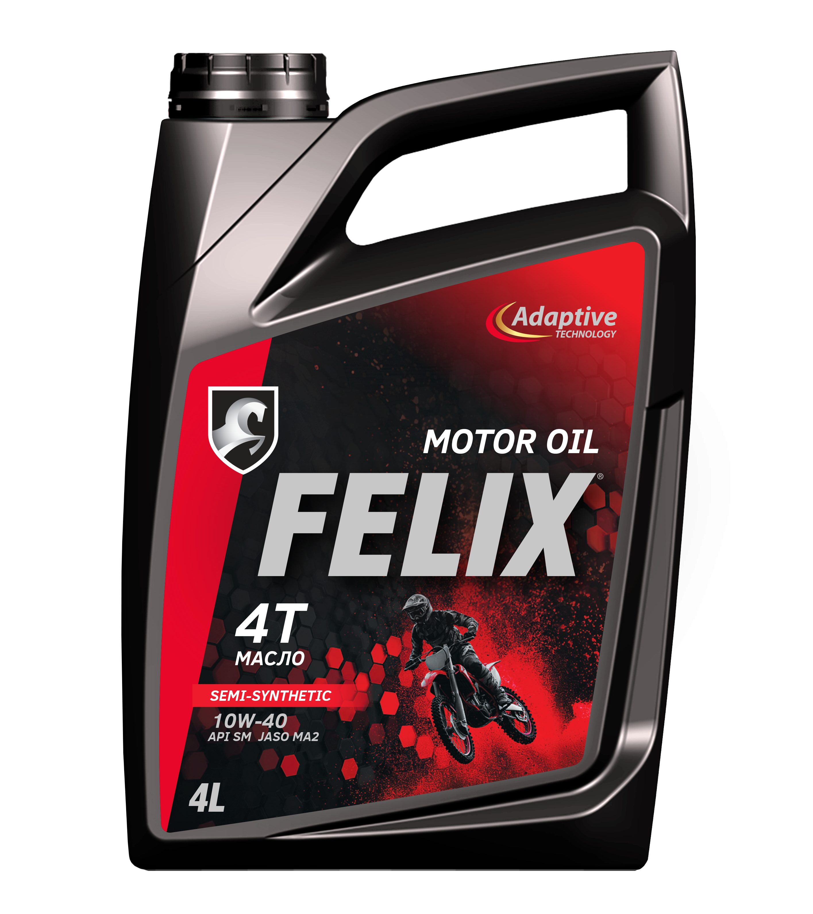 Изображение Моторное масло FELIX 4T для четырехтактных бензиновых двигателей