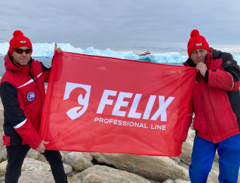 Изображение для записи FELIX в Антарктиде!
