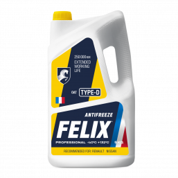 Антифриз FELIX TYPE-D G12+, желтый